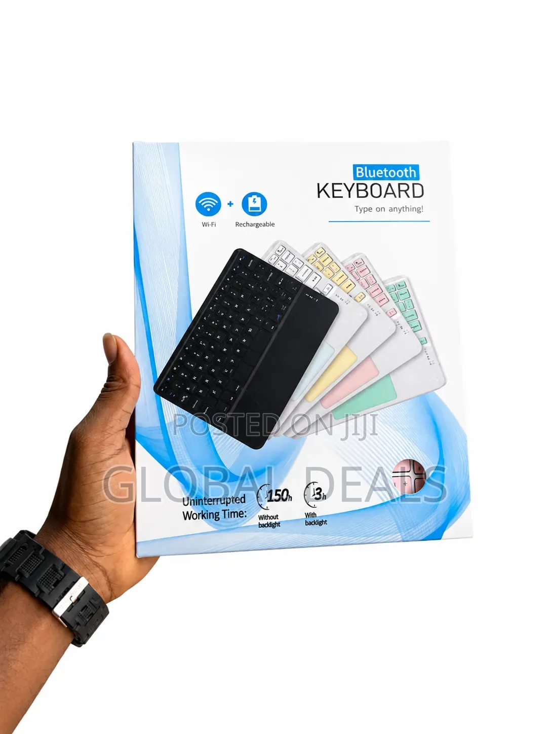 Rechargeable Wireless Keyboard for iPad and Tablet Devices. Brand New