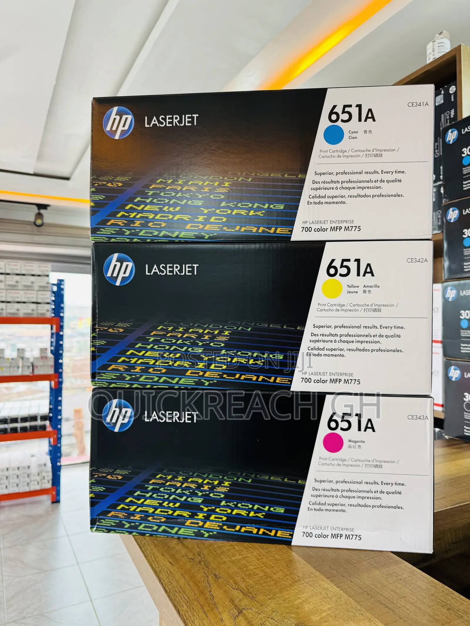 Hp 651a Original Toner Color