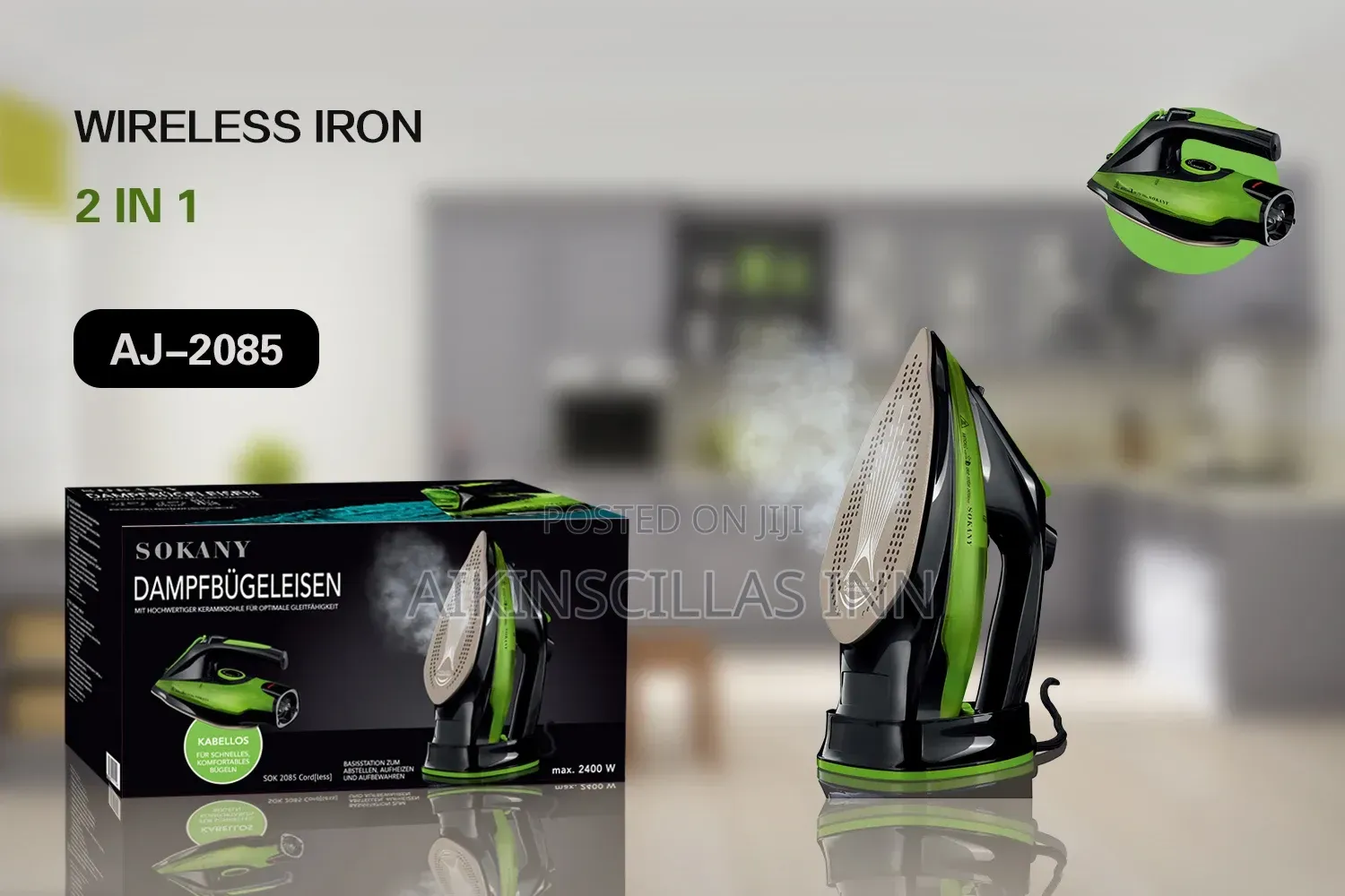Sokany Cordless Iron