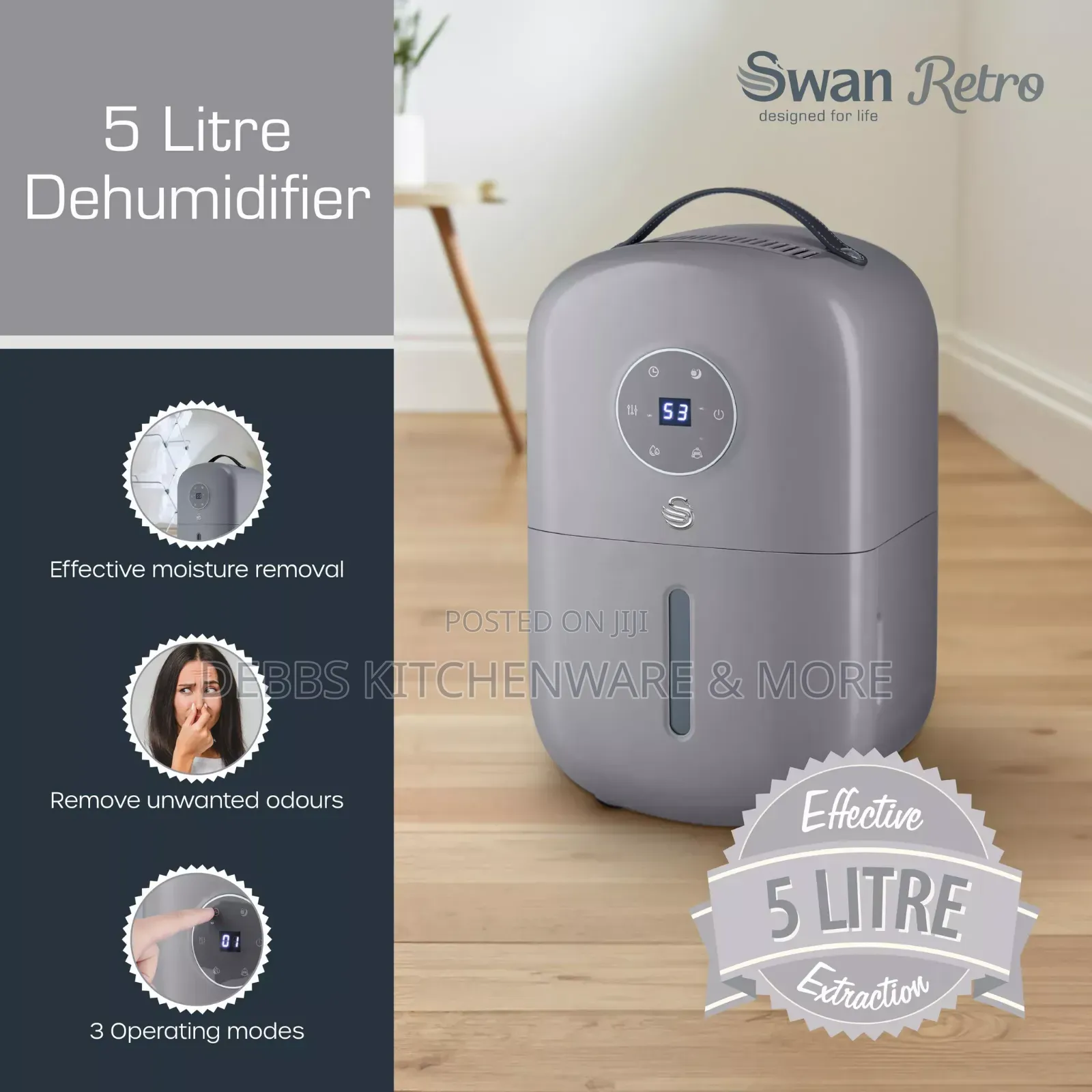 5litre Swan Dehumidifier Uk 