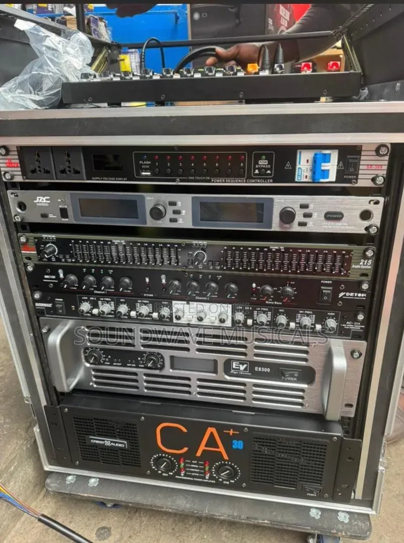 Rcf Bass Speaker, Arrays And Amplifier Set