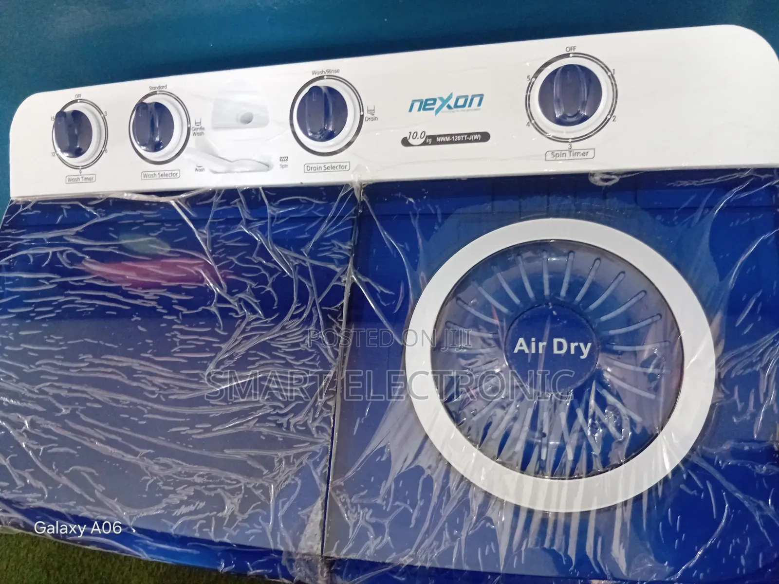 Nexon 10kg Twin Tub Semi-Automatic Washing Machine – Air Dry