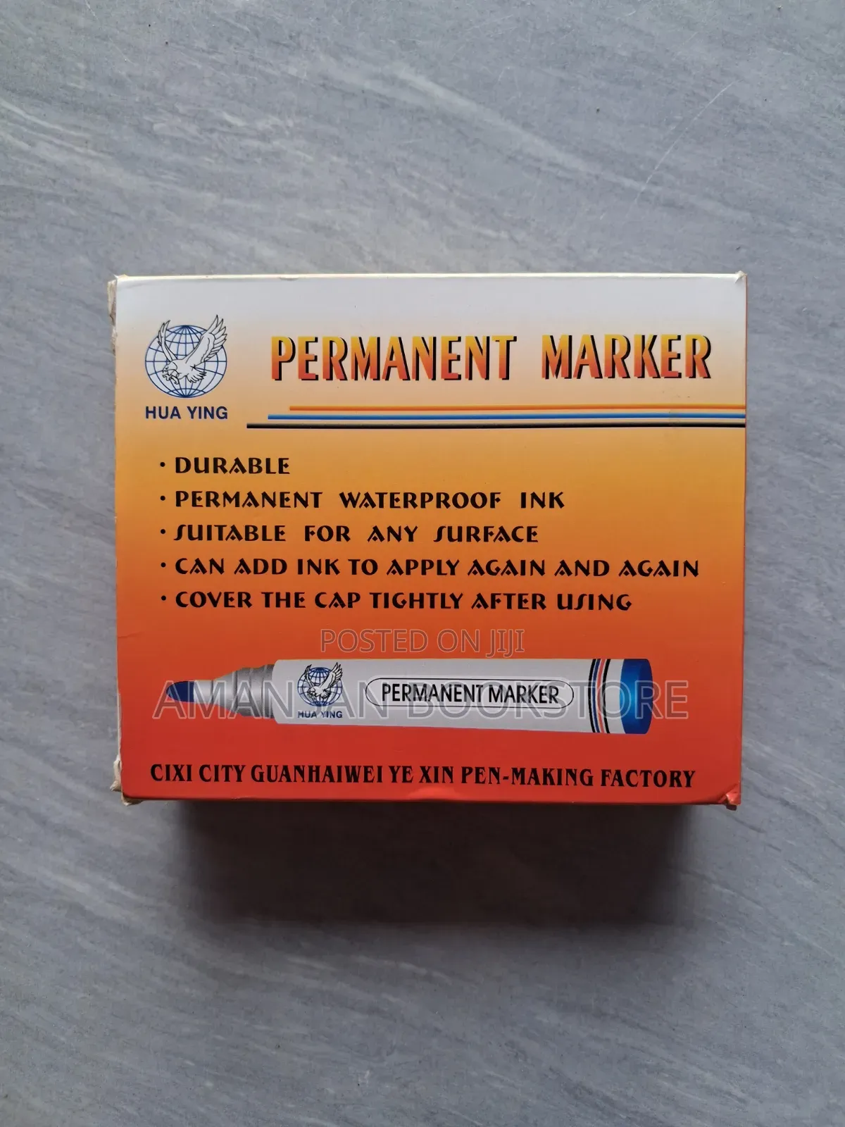 Hua Ying Permanent Marker (Green, Blue and Black)