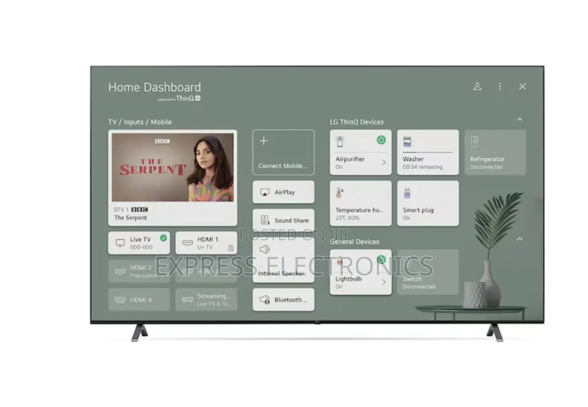 Zealous Sleek Slim Lg Led Up80 82" Smart Tv 82up80006la
