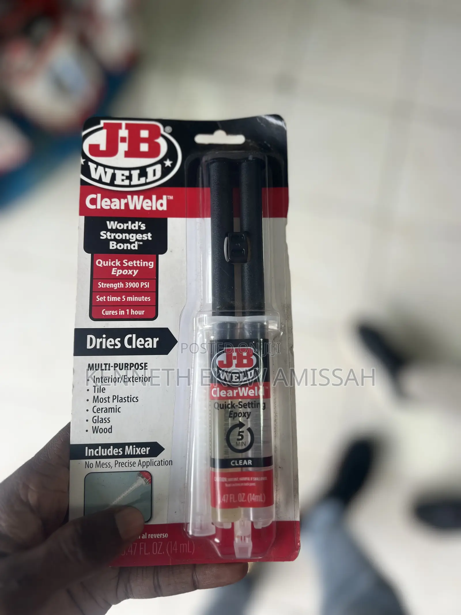 Jb Weld Quick Setting Epoxy Bond