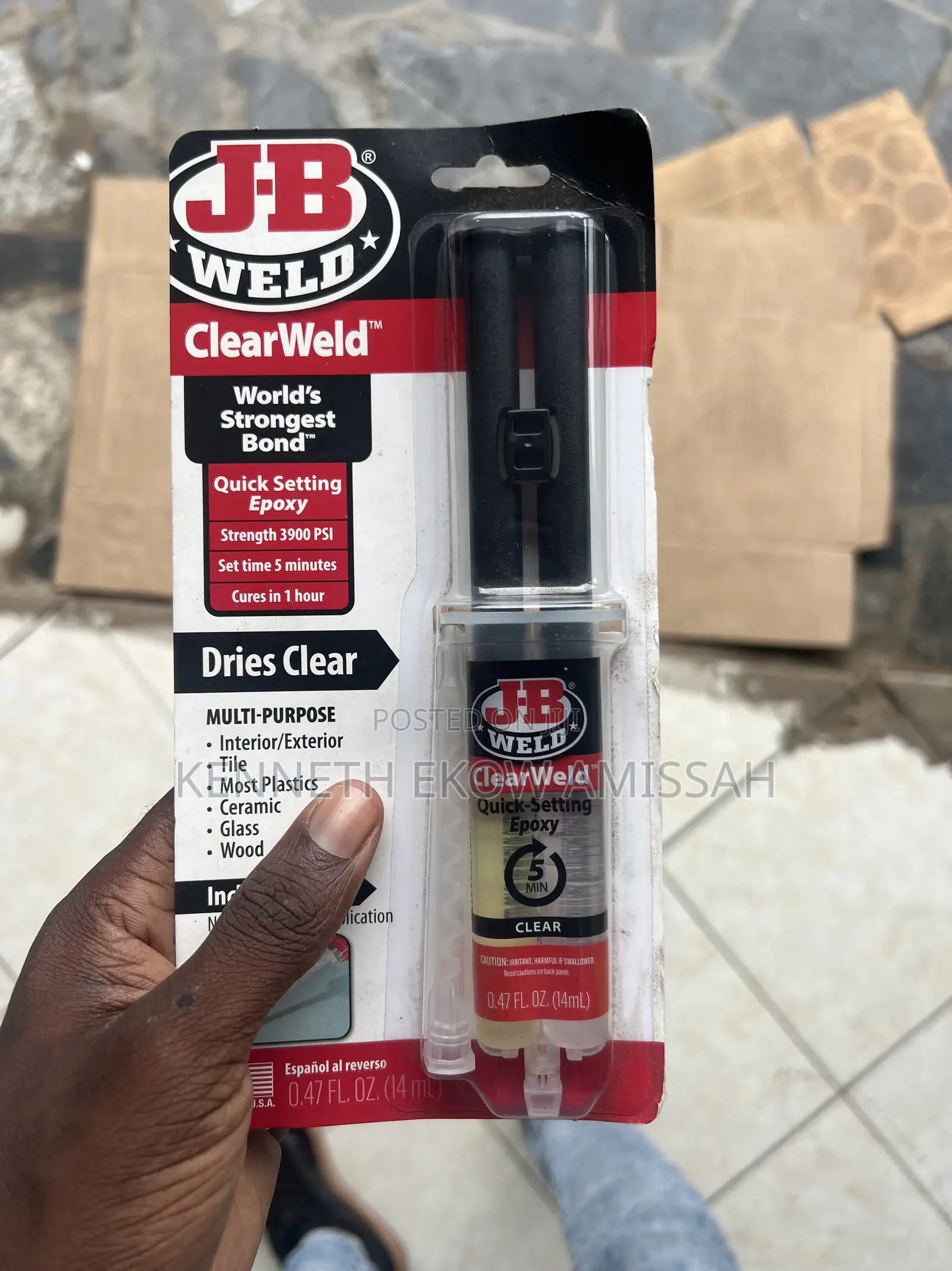 Jb Weld Quick Setting Epoxy Bond