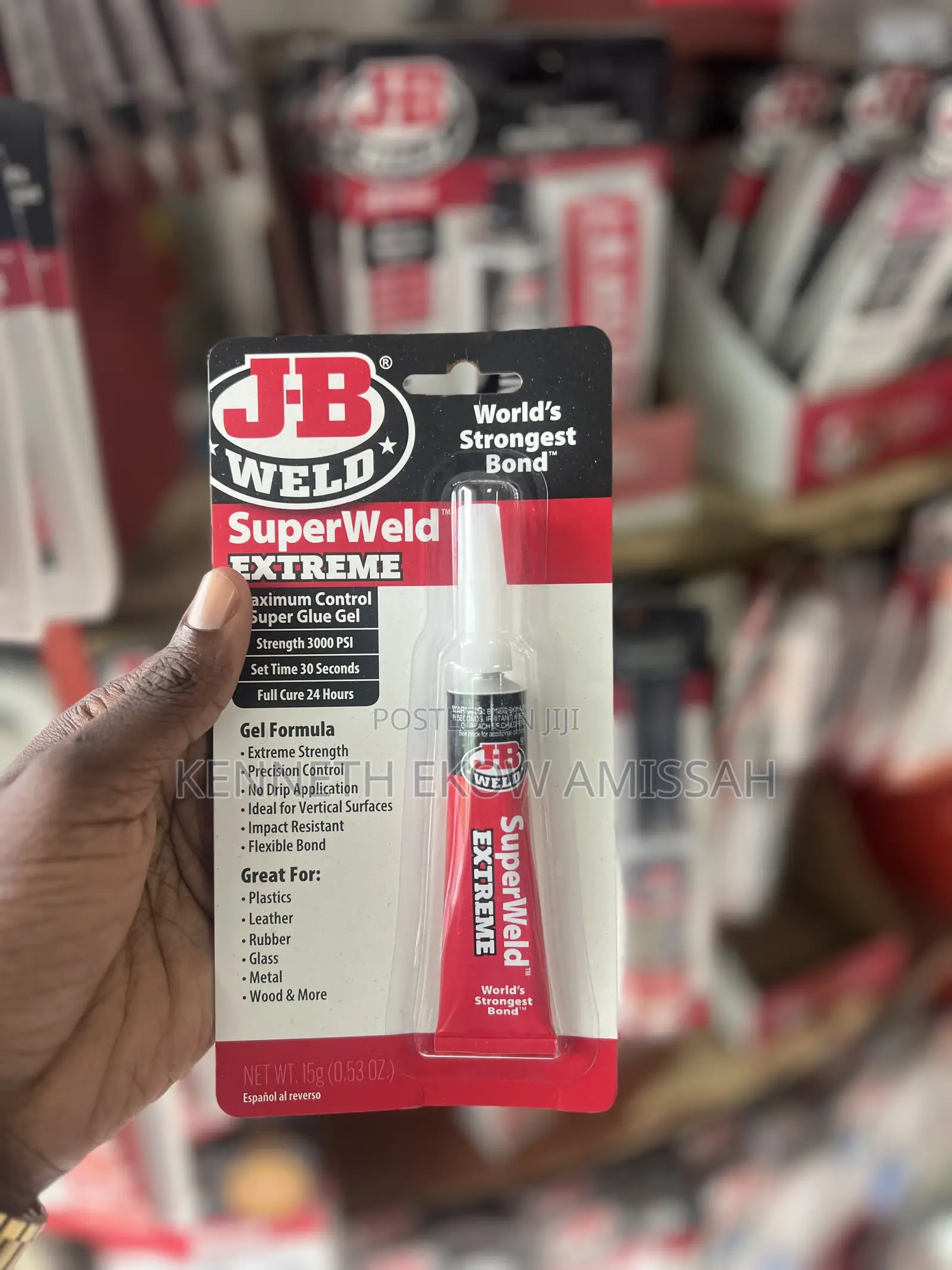 Jb Weld Extreme Maximum Control Super Glue Gel