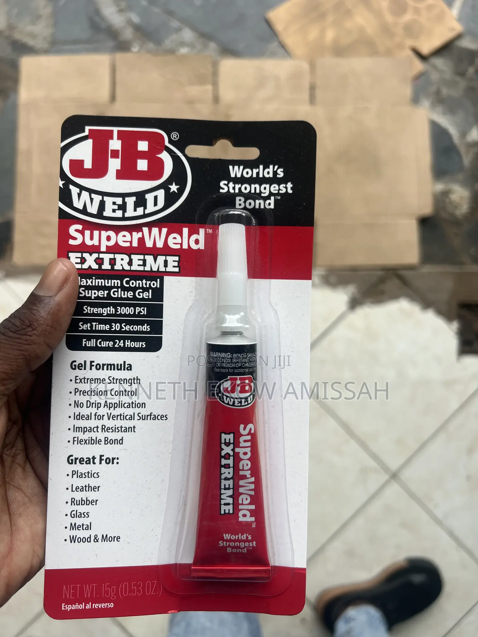 Jb Weld Extreme Maximum Control Super Glue Gel