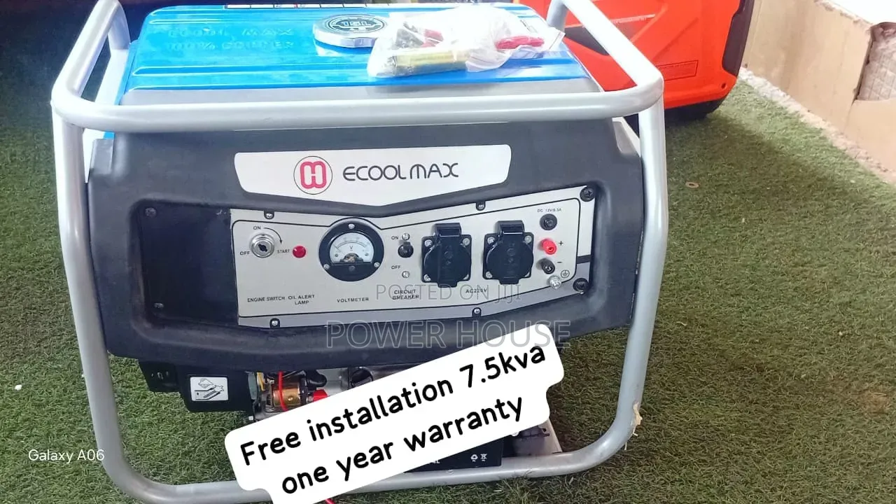 Power Your Comfort – Ecoolmax 7.5kva Petrol Generator