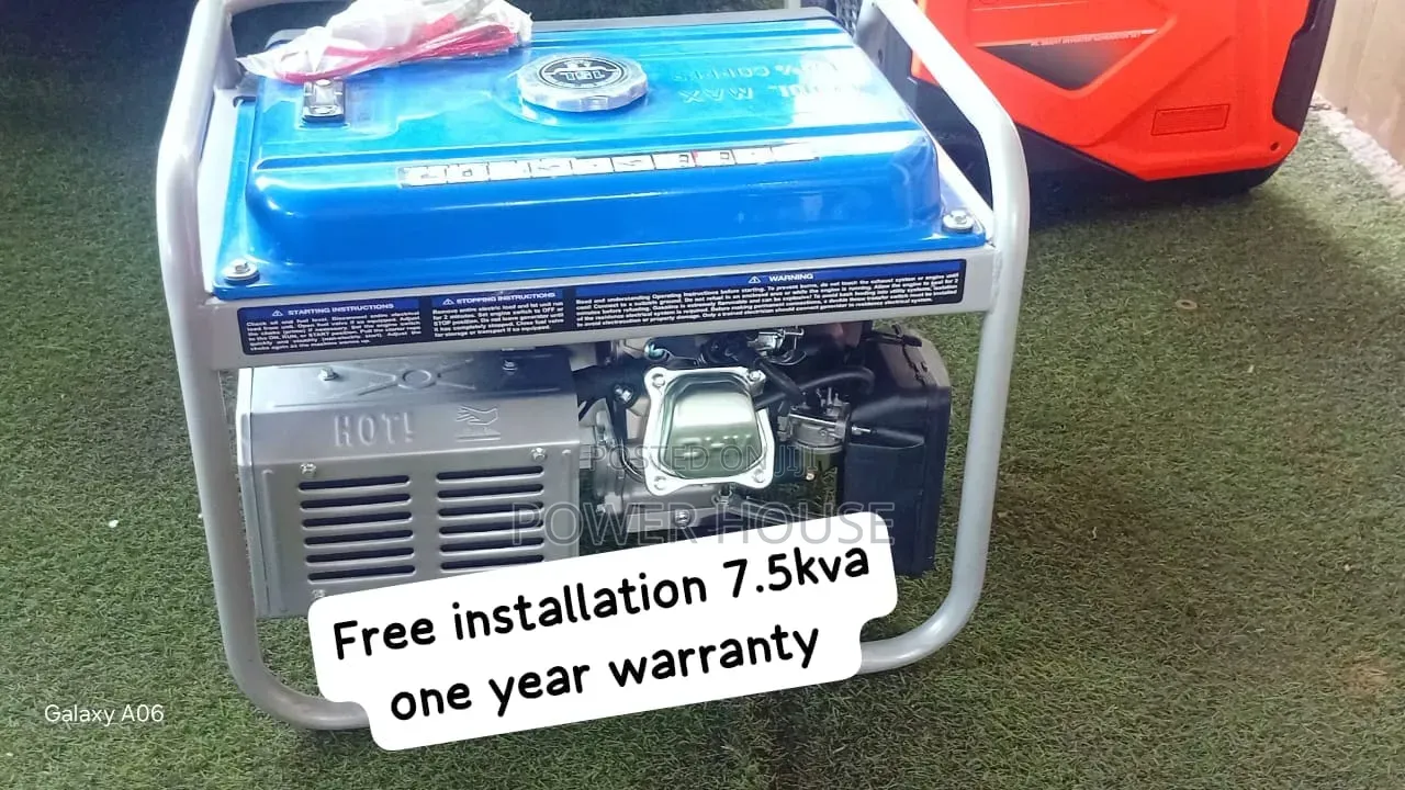 Built for Homes, Shops Offices – Ecoolmax 7.5kva Generator