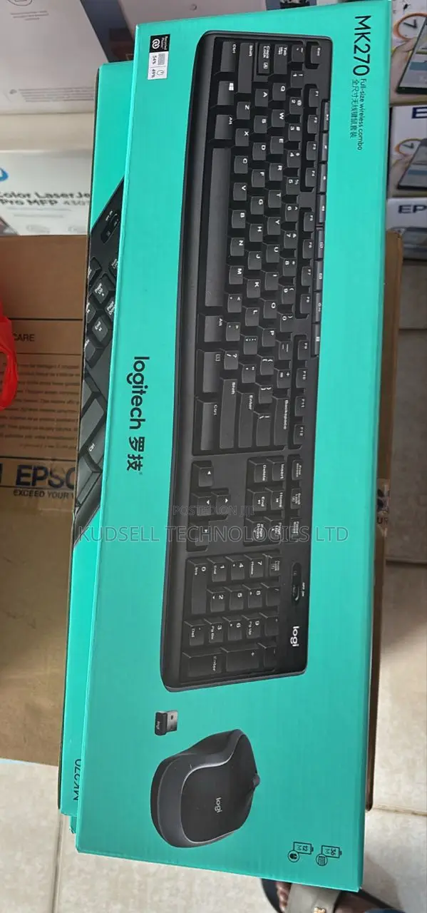 Original Logitech Keyboard Mouse Mk270