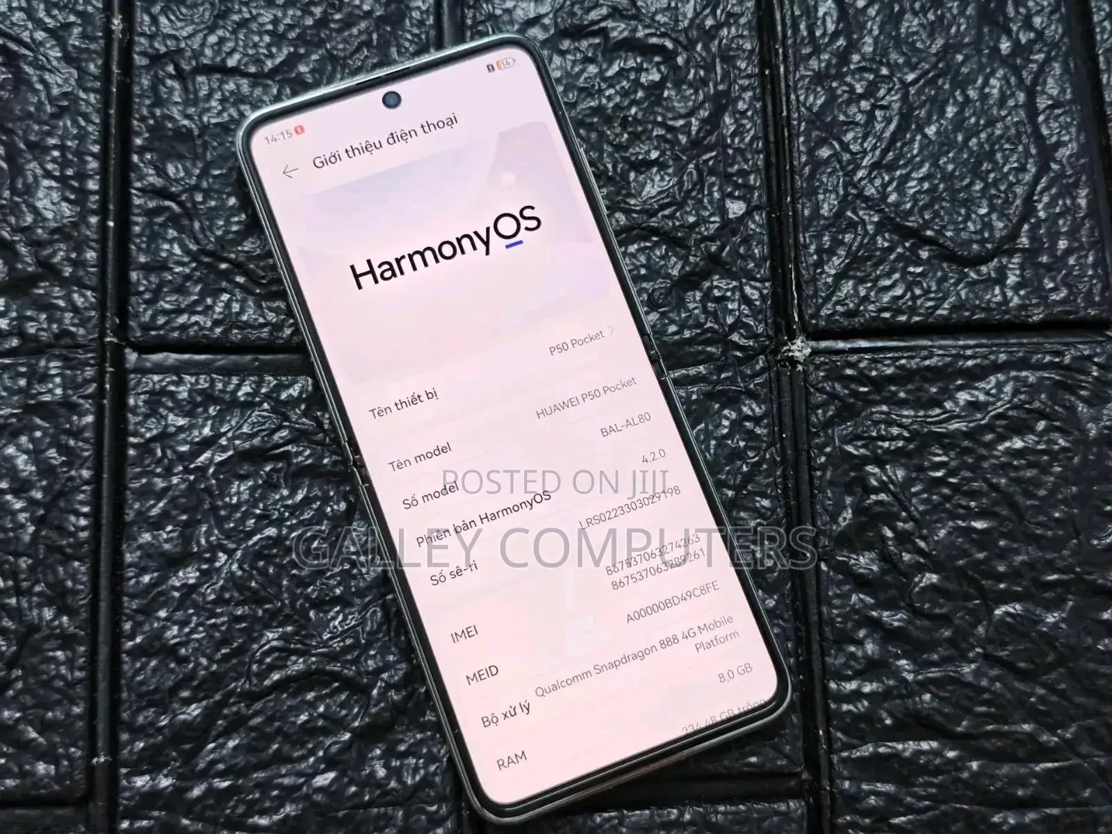 Huawei P50 Pocket 256 GB Gray
