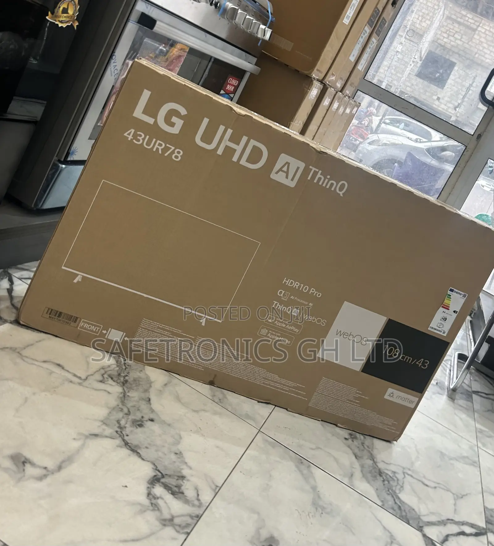 Authentic Lg 43 Inch Smart Ultra Hd HDR Led Tv 43ur7800
