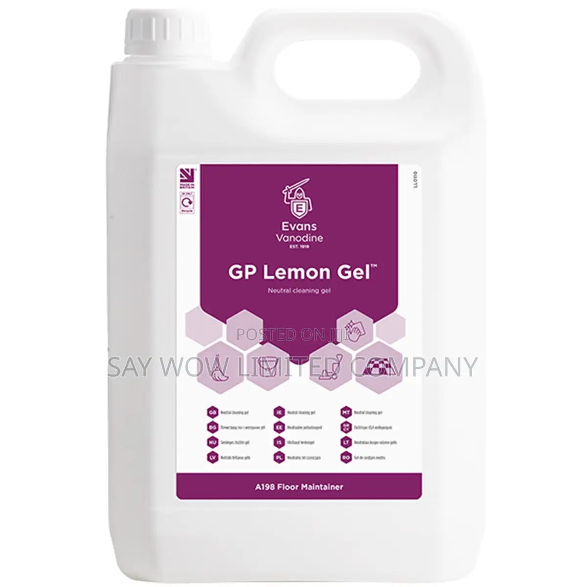 Evans Gp Lemon Gel