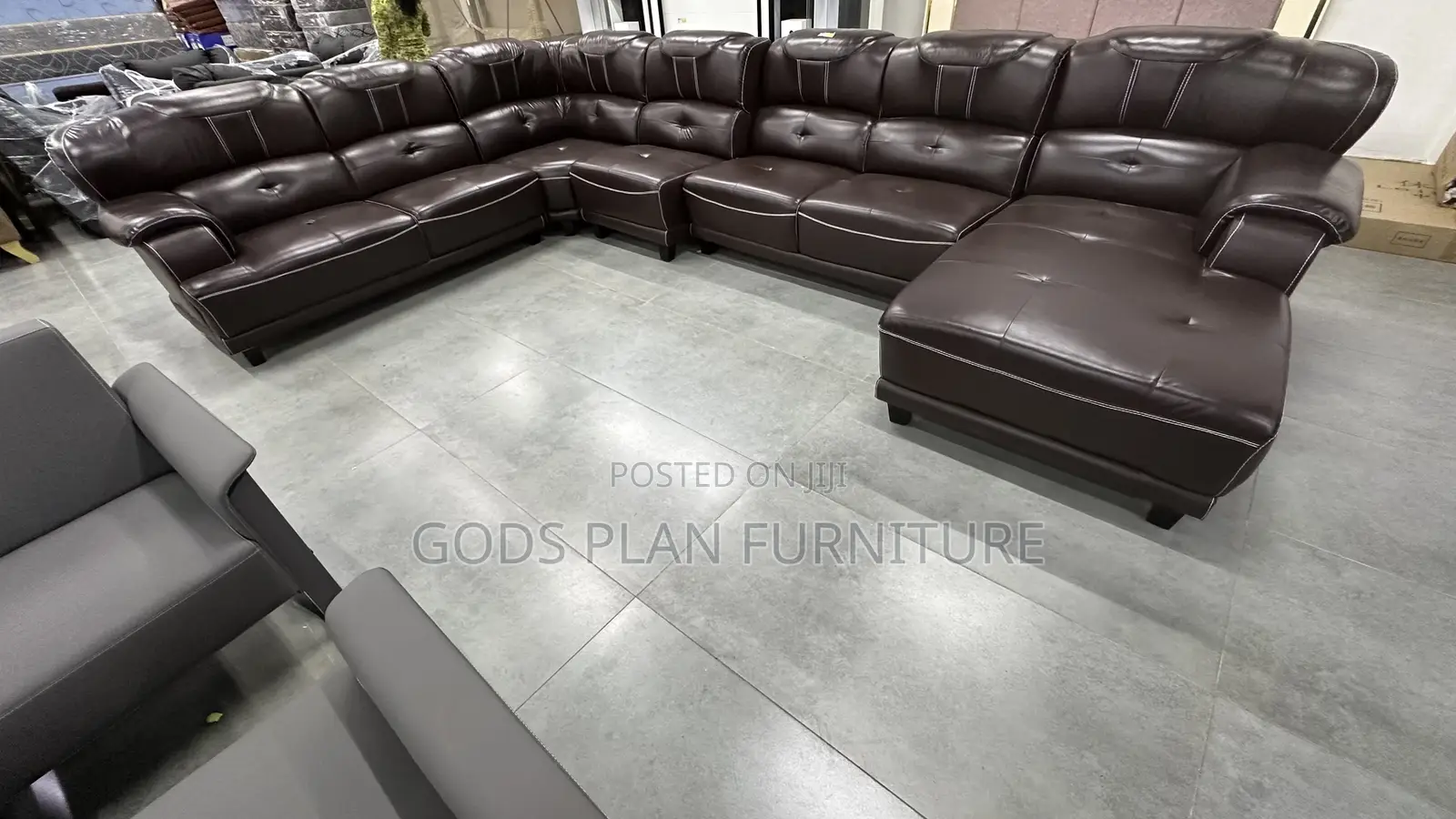 Leather Sofa Set