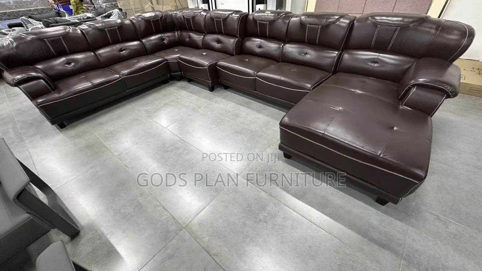 Leather Sofa Set