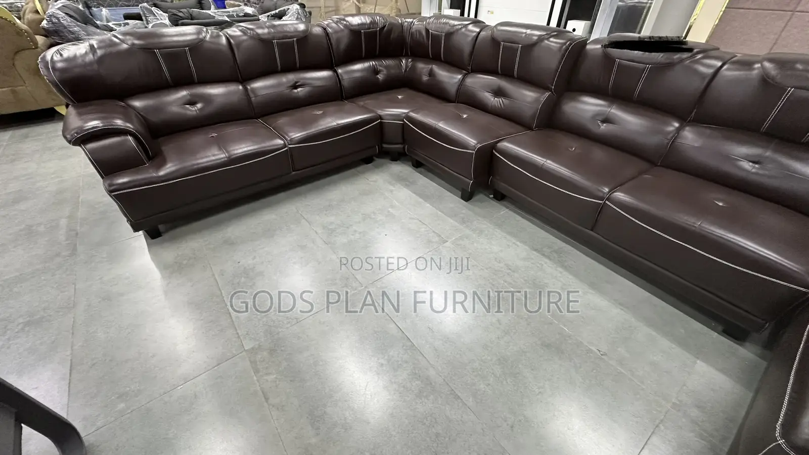 Leather Sofa Set
