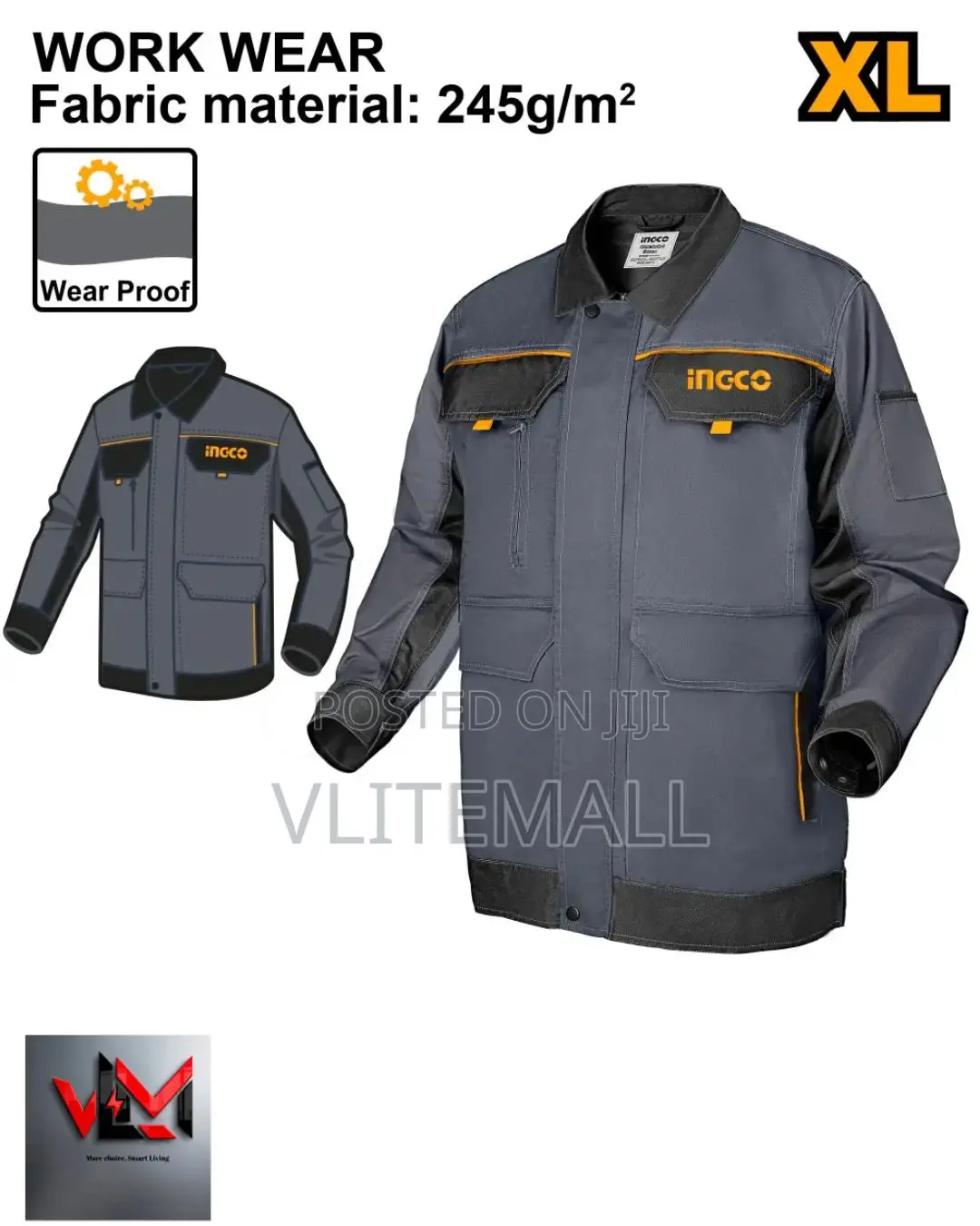 Ingco Work Jacket Wucj8011.Xl