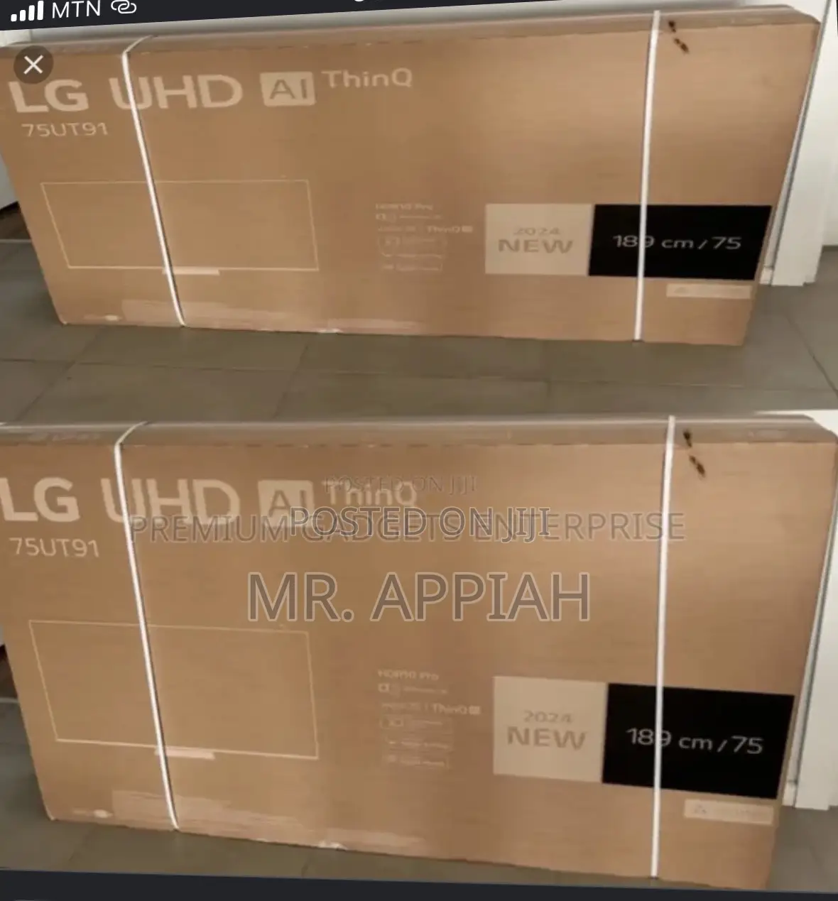 Unique Design Lg 75 Inch Uhd Smart Television(75ut91000)2024 