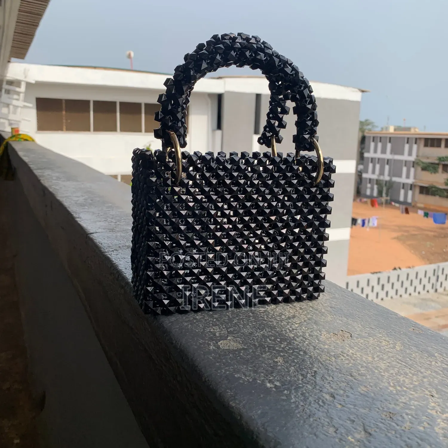 Elegant Handcrafted Beaded Bag