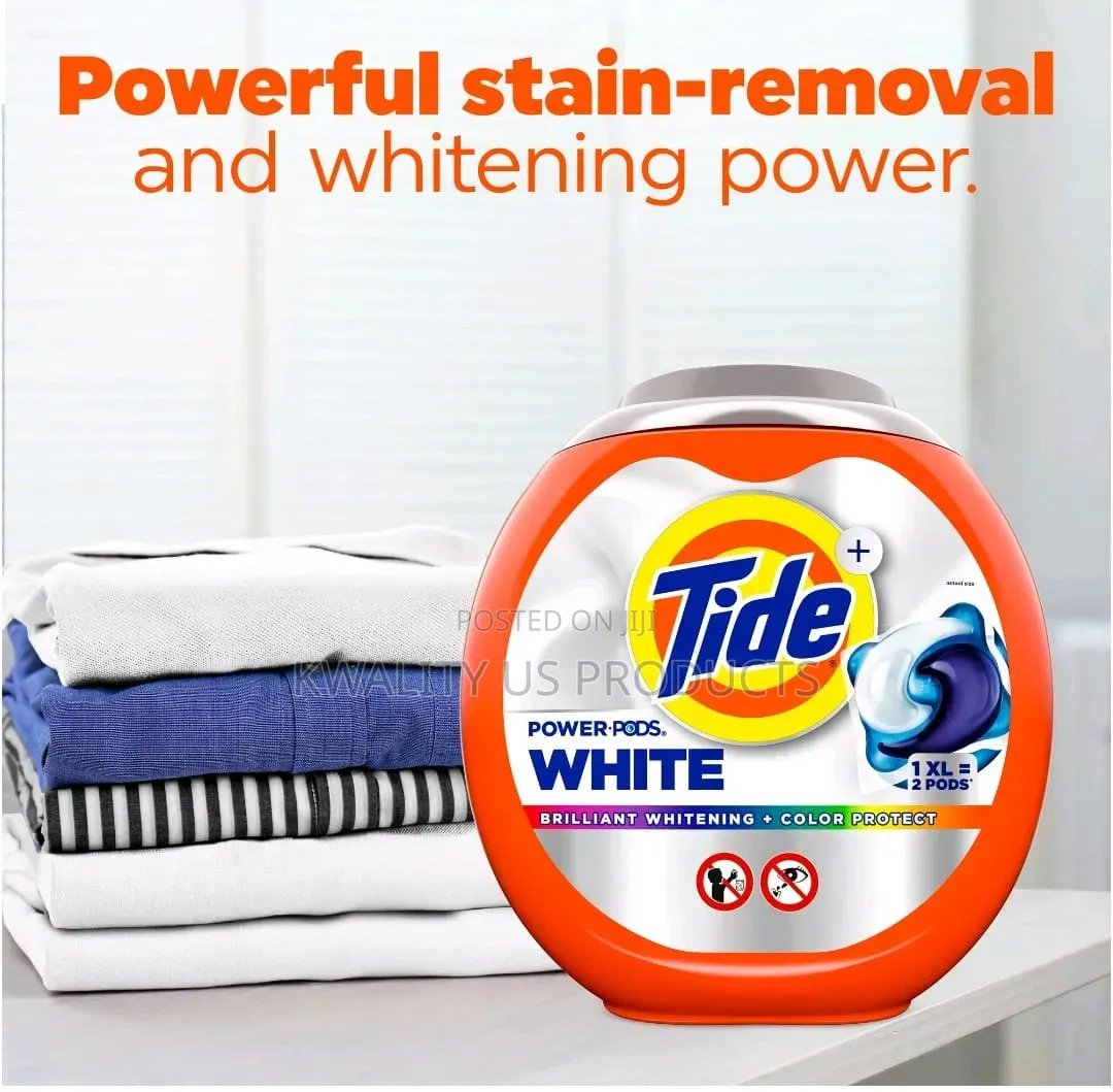 Tide Power Pods White Laundry Detergent - 25 Packs - 1.14 Kilos