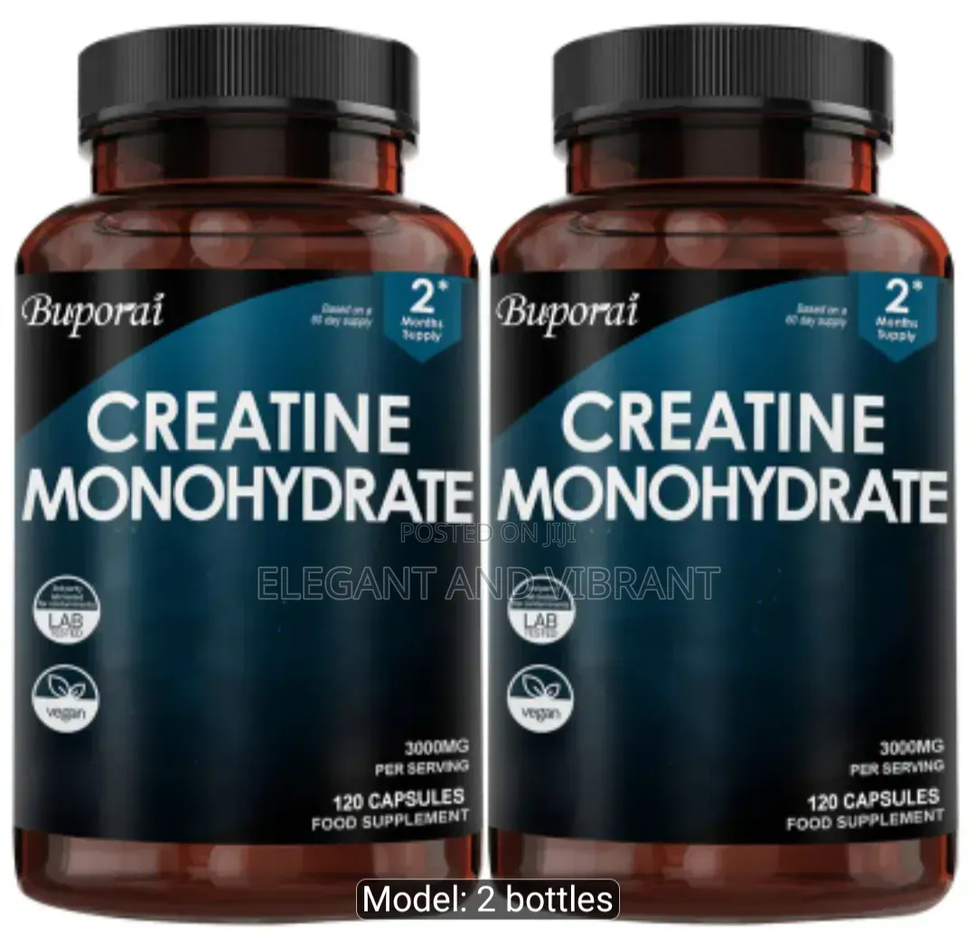 Creatine Monohydrate Capsules 3000mg - High Strength Supplement