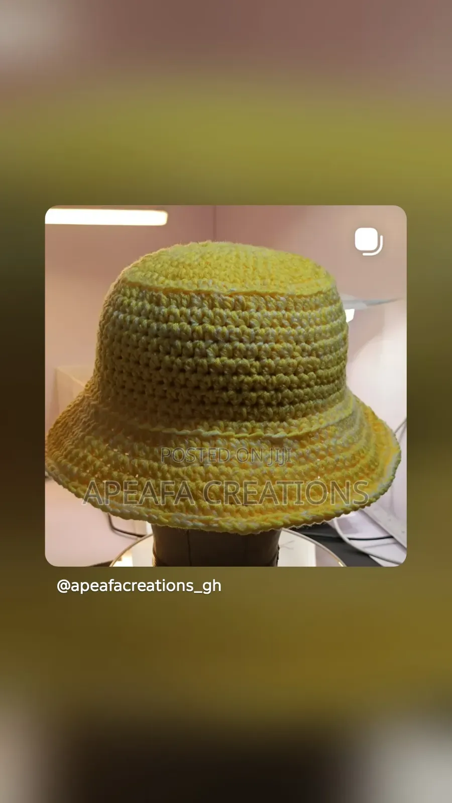 Handmade Crochet Bucket Hat