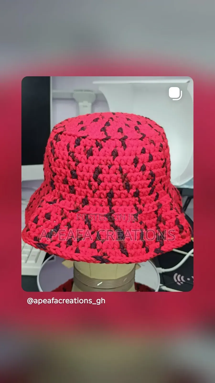 Handmade Crochet Bucket Hat