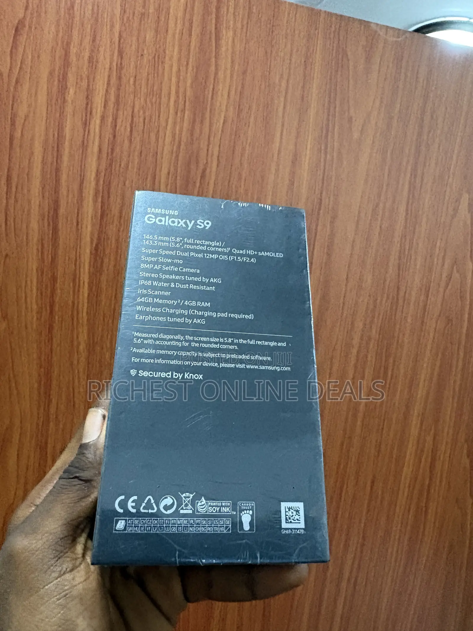 New Samsung Galaxy S9 64 GB Black