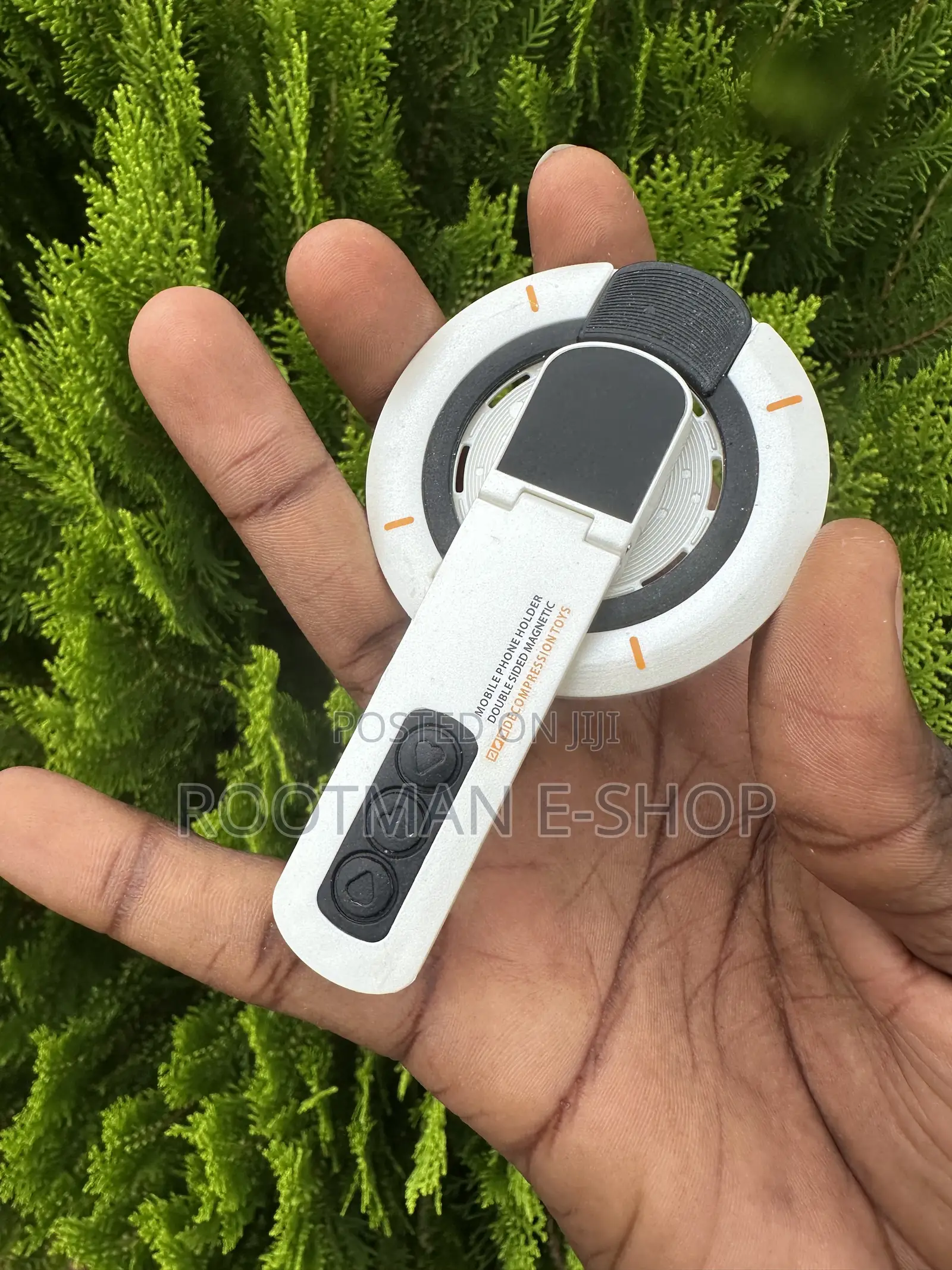 Magnetic Phone Ring Handle Stand, Soothing Mood + Phone Stand in One