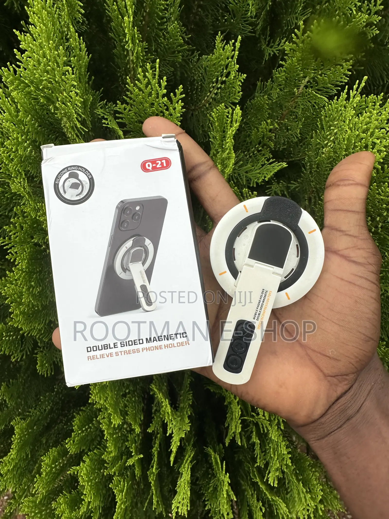 Magnetic Phone Ring Handle Stand, Soothing Mood + Phone Stand in One