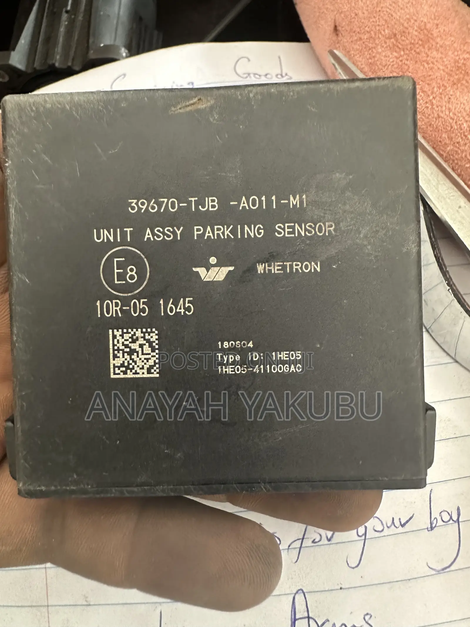 2019-25 Acura RDX Parking Sensor Unit
