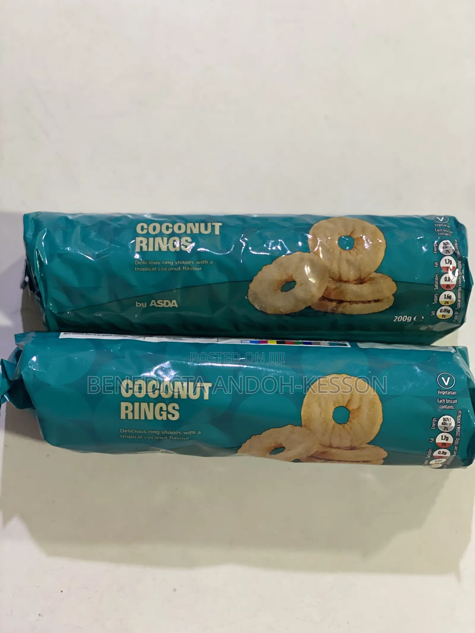Asda Coconut Rings Biscuits