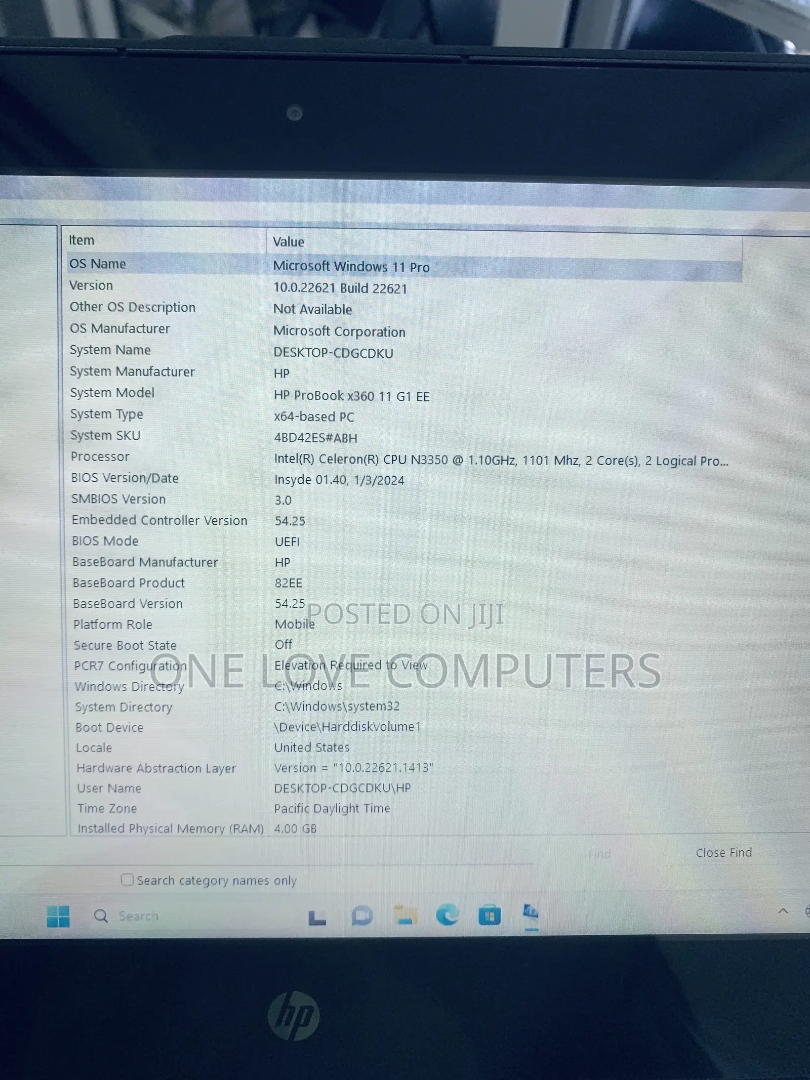 Laptop HP ProBook 11 X360 G1 EE 4GB Intel SSD 128GB