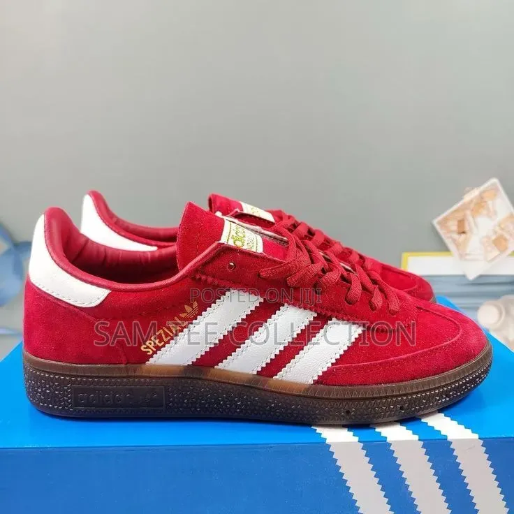 Original Adidas Spezial. Red White. Blue White.
