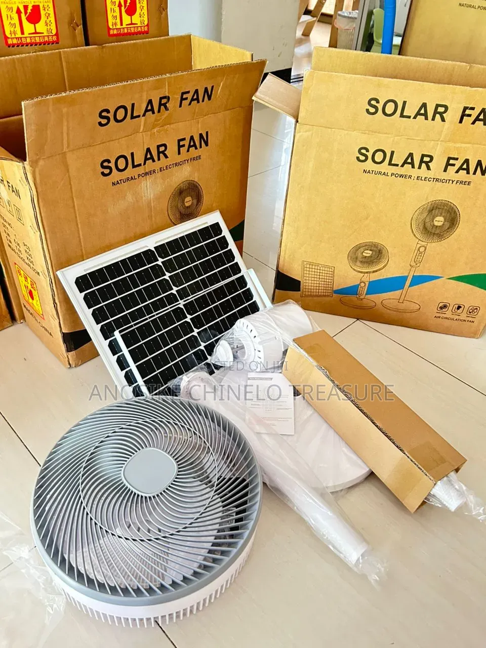 Solar Fan Natural Power : Electricity Free