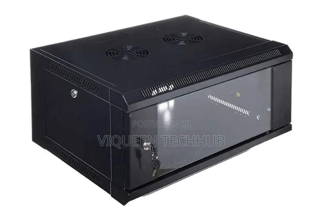 4u Cabinet Glass + Fan