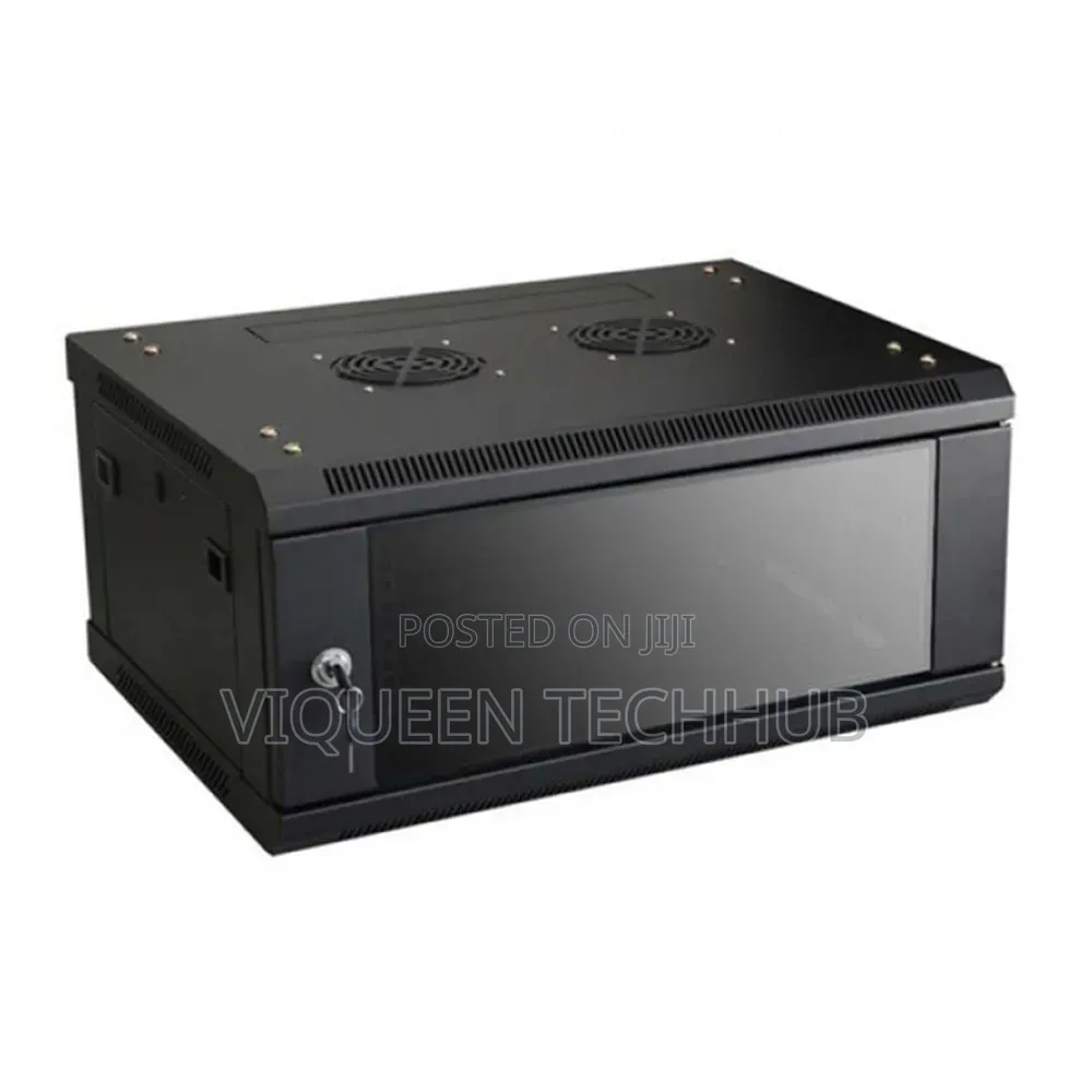 4u Cabinet Glass + Fan