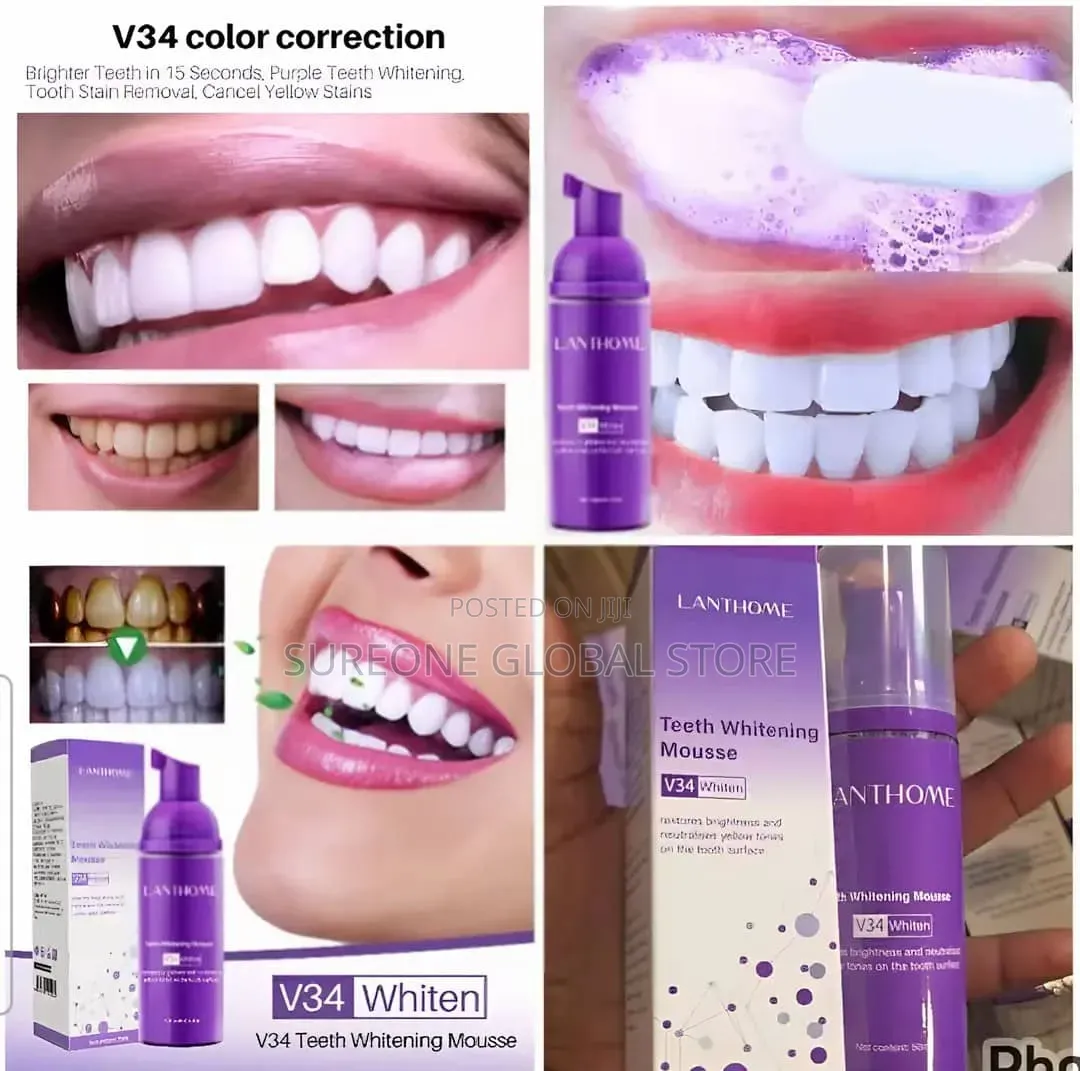 Lanthome V34 Teeth Whitening Mousse