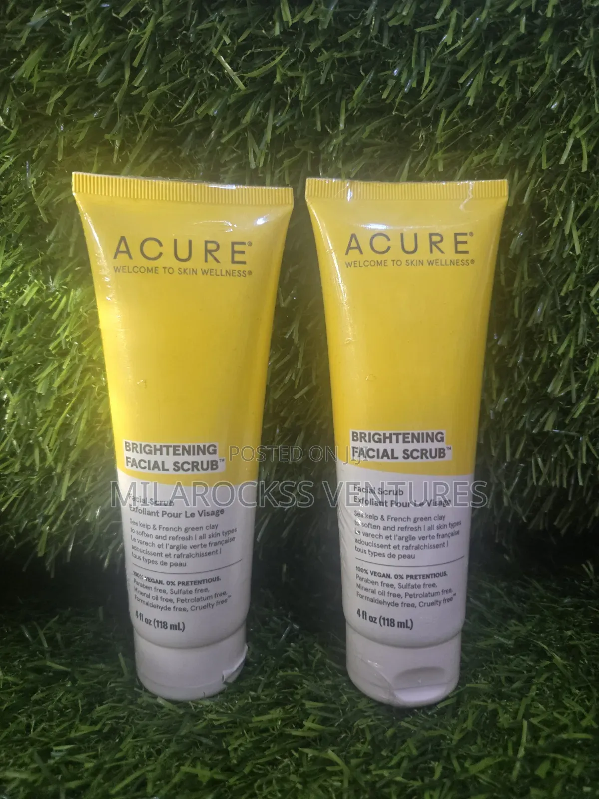 Acure Brightening Facial Scrub. 118ml.