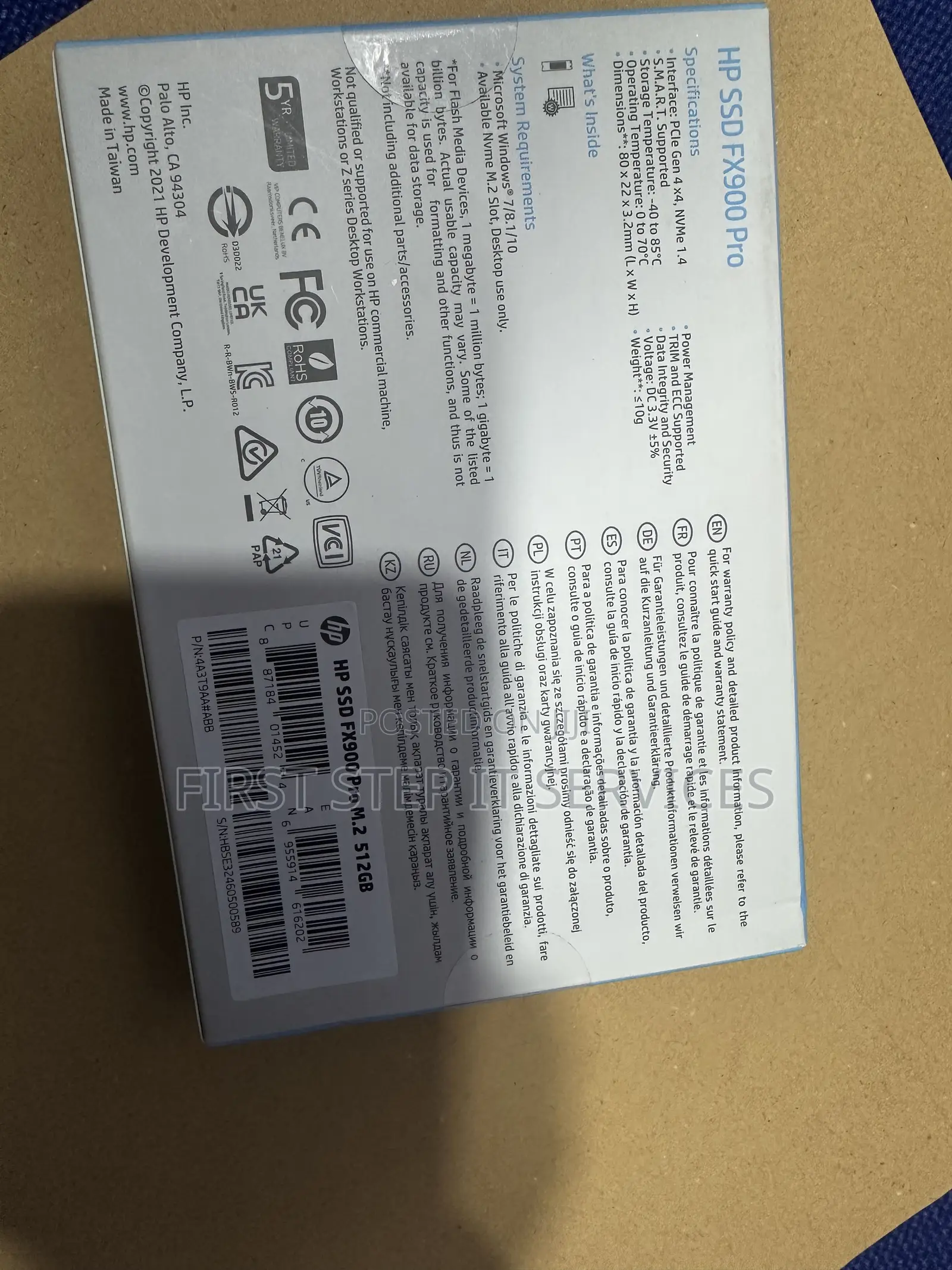 Hp Fx900 Pro SSD 512gb