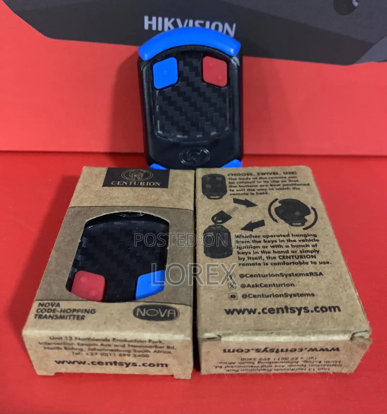 Centurion Nova 2 Button Remote For Centurion Gate Motor