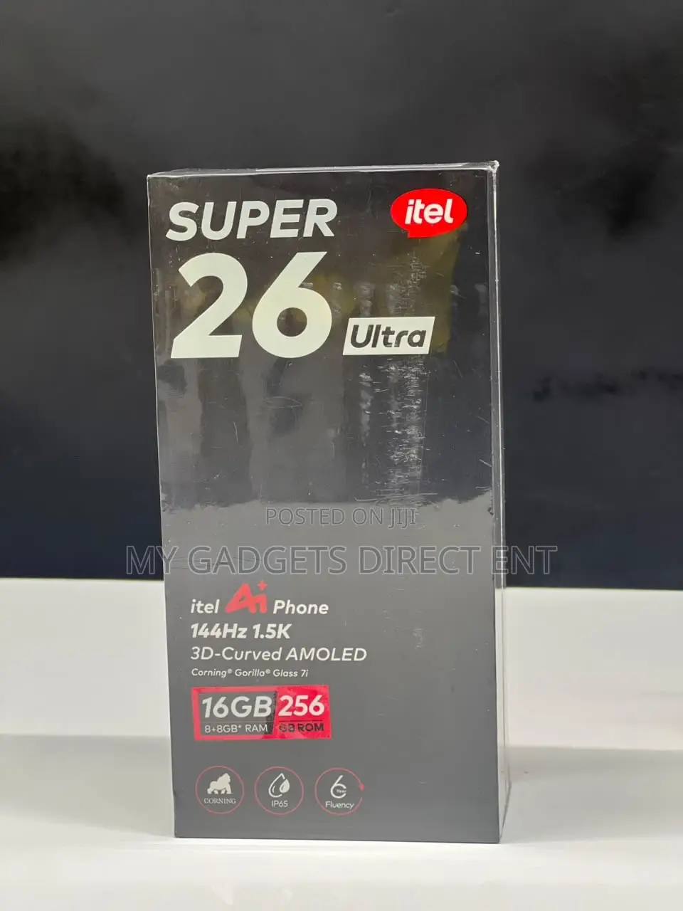 New Itel S26 Ultra 256 GB Black