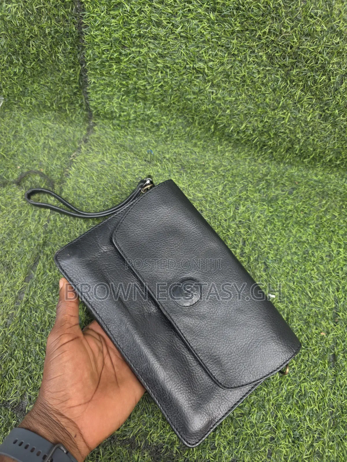 Original J.Shilion Genuine Leather Clutch Bag (Uk Used)