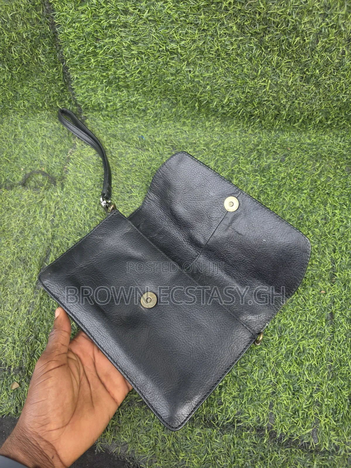Original J.Shilion Genuine Leather Clutch Bag (Uk Used)