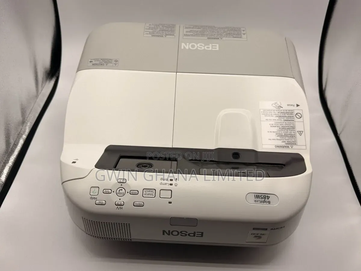Epson Brightlink 485wi 3100-Lumen Short Throw Projector + Remote Hdmi