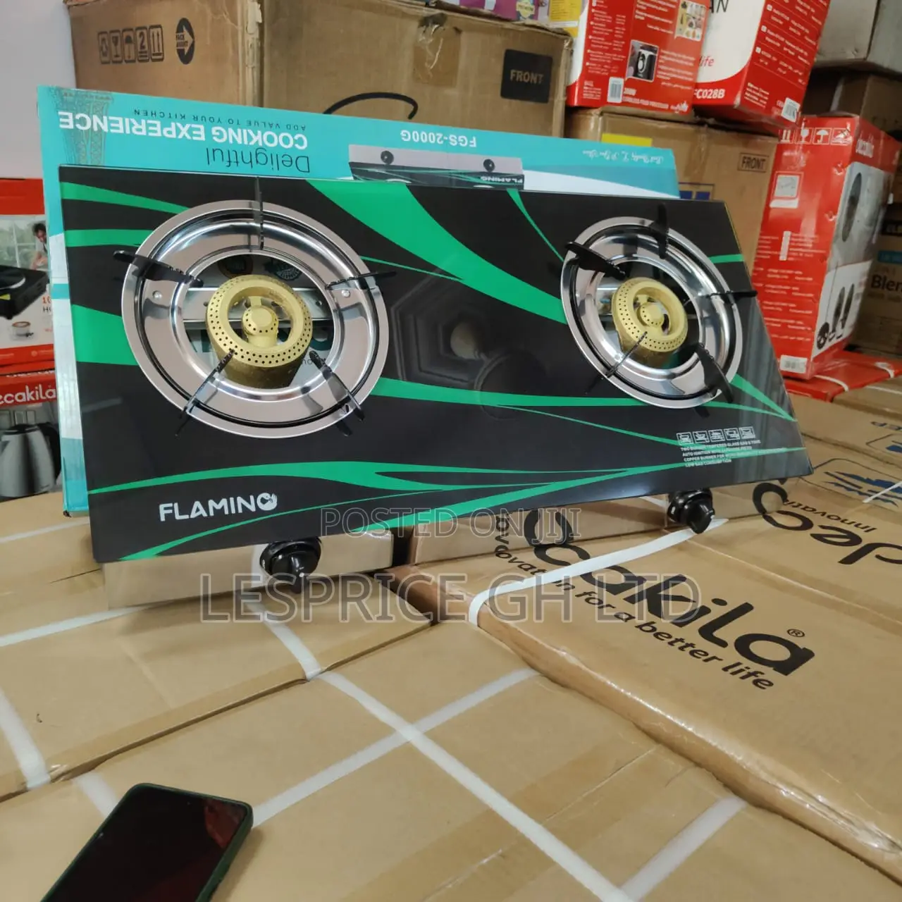 Easter Promo Still Ongoing on Our Compact 2 Burner Glass Top Gas Stove