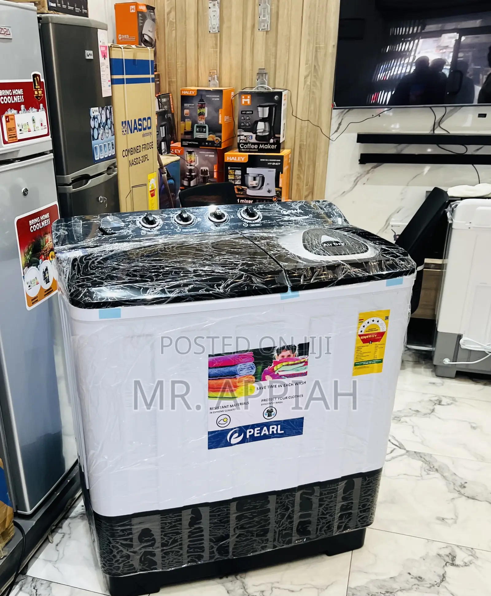 Extremely Reliable Pearl Semi-Auto Washing Machine(Spin Dry)