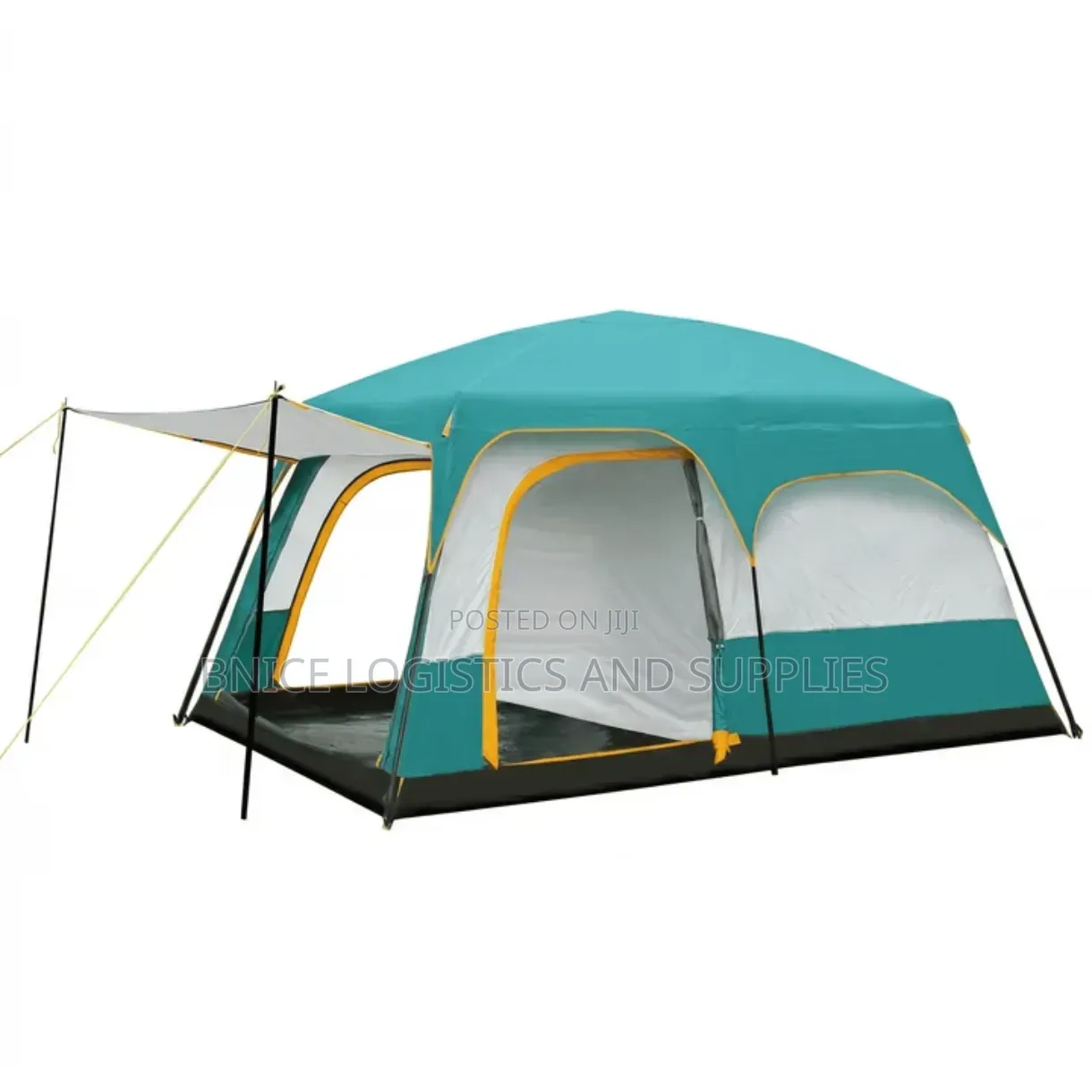 Family Size Double Chamber Tent With Mats