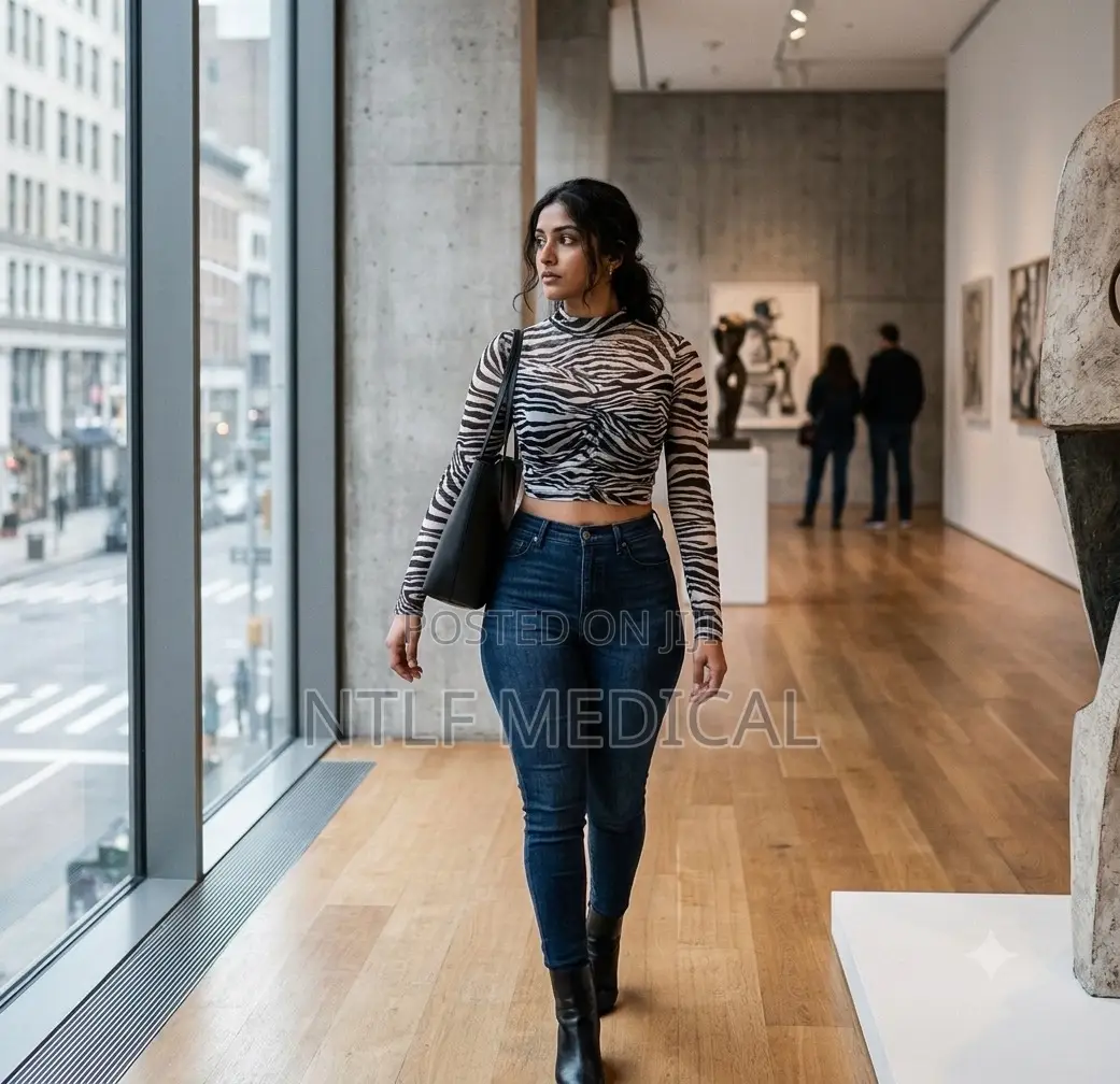 Elegant Ladies Mesh Tops (Crop Tops)